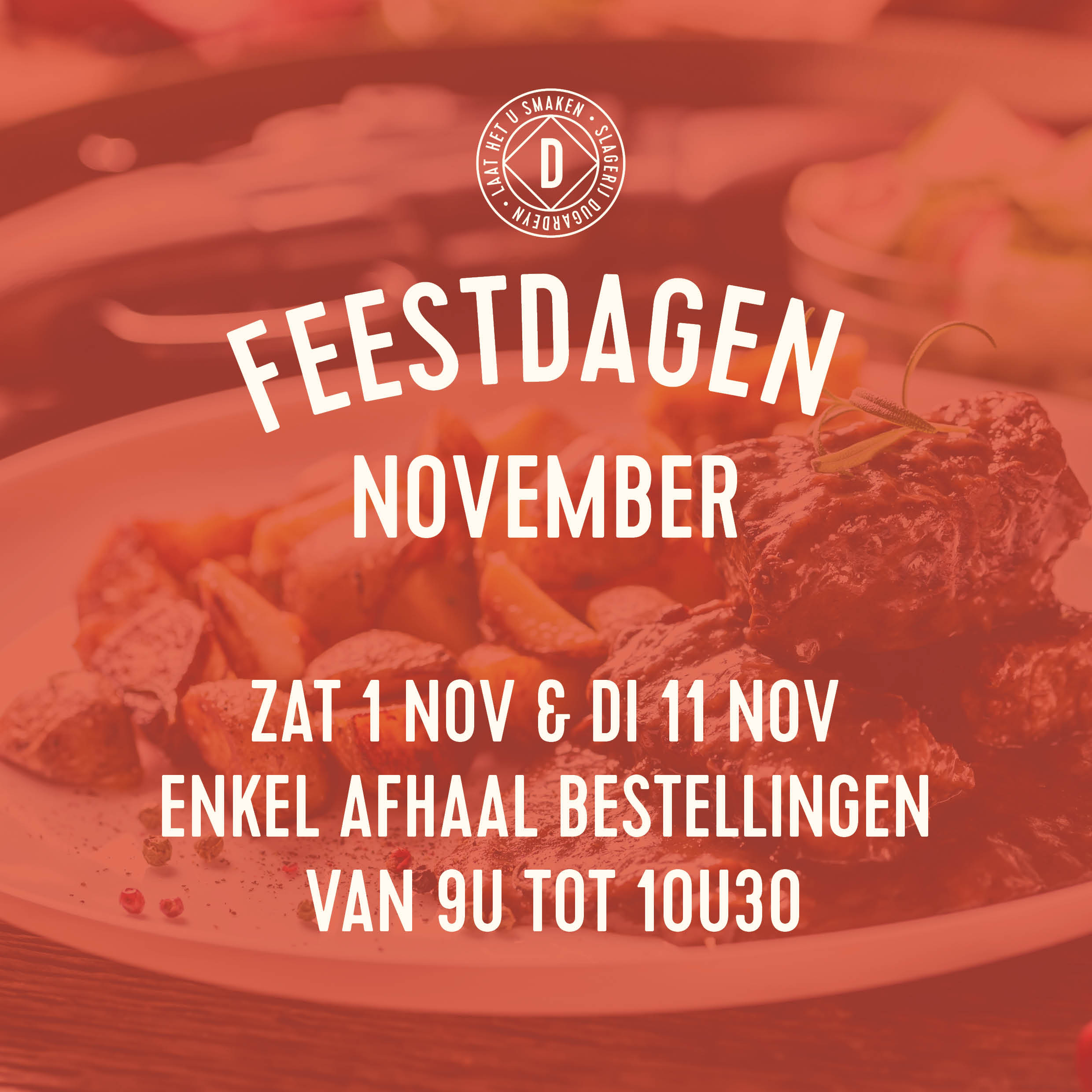 FEESTDAGEN NOVEMBER